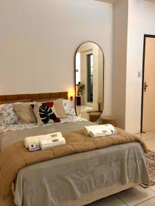 Ένα ή περισσότερα κρεβάτια σε δωμάτιο στο Apartamento central