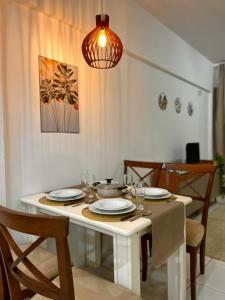 Χώρος καθιστικού στο Apartamento central