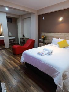 Ένα ή περισσότερα κρεβάτια σε δωμάτιο στο Arabian Hotel +87 φωτογραφίες