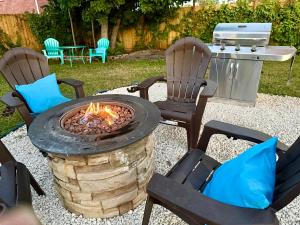 Εγκαταστάσεις μπάρμπεκιου για όλους τους επισκέπτες της παραθεριστικής κατοικίας