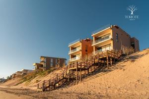 Budova, kde se aparthotel nachází