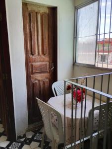 En balkon eller terrasse på Kit Net moderna para COP 30