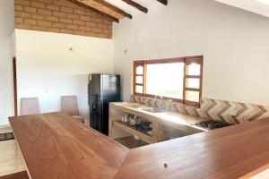 Η κουζίνα ή μικρή κουζίνα στο Cabaña Villa de Leyva - Villa Sofia Ritoque #2 +2 φωτογραφίες