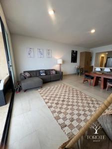 Postel nebo postele na pokoji v ubytování Condominio Frente al Mar