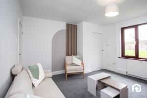 Posezení v ubytování The Lampton - Modern - Gibside - Smart Tv - Wifi