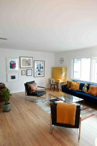 Posezení v ubytování Lalaland Bungalow