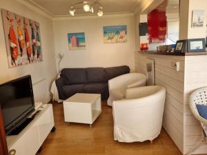 Posezení v ubytování Maison de charme avec Internet, animaux admis, 8 pers, 4 ch, Damgan - FR-1-775-40