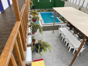 Bazén v ubytování Villa Alfonso - Casa playa con piscina temperada nebo v jeho okolí + 10 fotografií