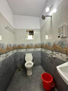 Ένα μπάνιο στο Hotel Morning inn