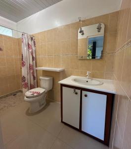 Ένα μπάνιο στο Vairani Lodge