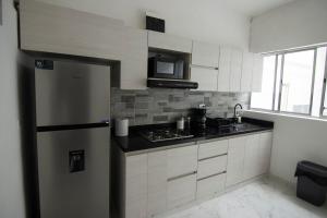 Η κουζίνα ή μικρή κουζίνα στο Medellin La 70 - Laureles