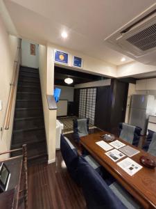 TV a/nebo společenská místnost v ubytování KYOTO Kazenoya Sara