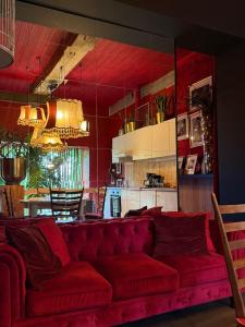 Posezení v ubytování romantic house