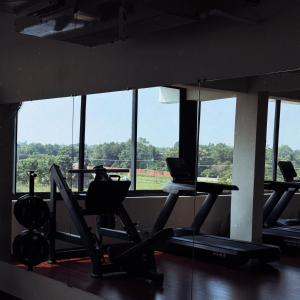 Γυμναστήριο ή/και όργανα γυμναστικής στο Turiya Retreat