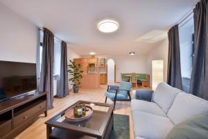 Μια τηλεόραση ή/και κέντρο ψυχαγωγίας στο Apartment Aš centrum