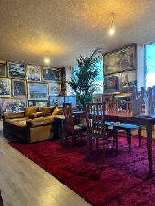 Χώρος καθιστικού στο kunstig appartement