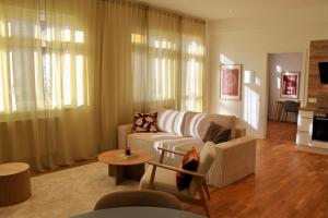 Χώρος καθιστικού στο Design-Apartment Babelsberg