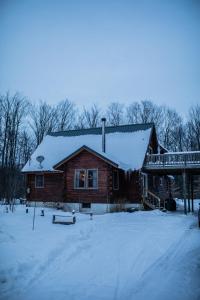 Το Cozy Cabin near Lake Ontario Ideal for a Family Retreat τον χειμώνα