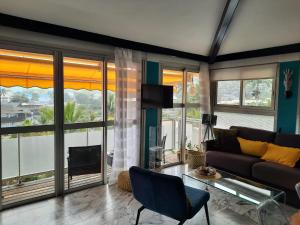 Posezení v ubytování Sunset974