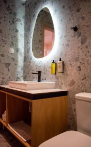 Phòng tắm tại Hotel Mooma