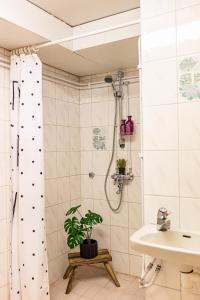 Ένα μπάνιο στο Villa Santa Aurora - Spacious Lapland Home & Sauna by Book Lapland