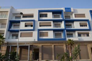 an image of an apartment building at blue perl appartement haut standing luxury services in Essaouira