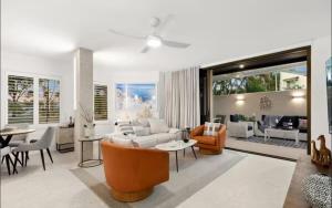 Χώρος καθιστικού στο Blue Lagoon Oasis Villa