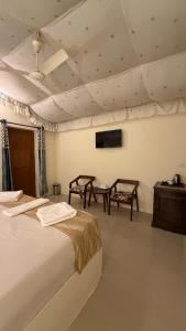 TV a/nebo společenská místnost v ubytování Dune safari camp & resort