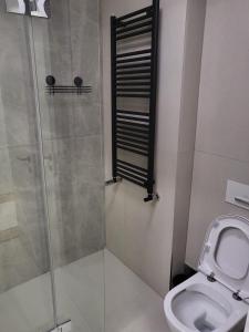 Koupelna v ubytování SARA Lux Novi Dorcol + 2 fotografie