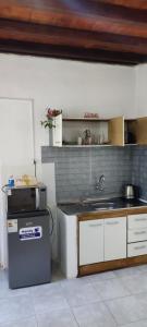 Kuchyň nebo kuchyňský kout v ubytování Apart Pelusa