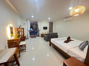 Posezení v ubytování The wells house krabi