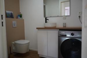 Koupelna v ubytování Alexandre