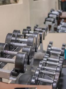 Fitness centrum a/nebo fitness zařízení v ubytování Casa Almasi + 12 fotografií