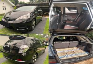 two pictures of a car with its doors open at On My way Tours and travels in Colombo