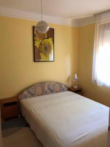 Ένα ή περισσότερα κρεβάτια σε δωμάτιο στο Holiday home in Fonyod - Balaton 18585