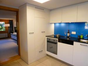 Kuchyň nebo kuchyňský kout v ubytování Apartment Steini since 1574