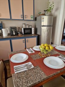 Kuchyň nebo kuchyňský kout v ubytování Nature Brava Stay