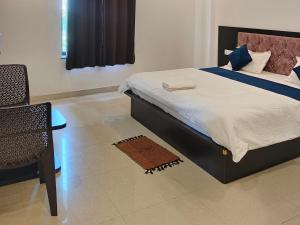 Postel nebo postele na pokoji v ubytování Apex resort