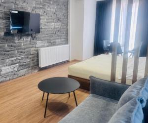 TV a/nebo společenská místnost v ubytování Above the mountains, new gudauri + 13 fotografií