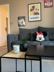 Χώρος καθιστικού στο Mickey House - 10 min Disneyland - Parking privé