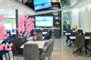 TV a/nebo společenská místnost v ubytování Guest House MK Star