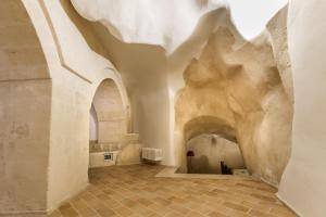 Koupelna v ubytování Casamata Matera