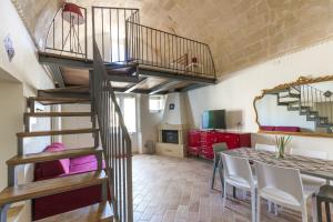 Posezení v ubytování Casamata Matera