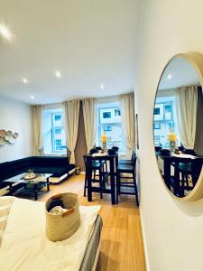 Χώρος καθιστικού στο Bright & Comfortable 1BR ,Easy Access to Vienna City Centre