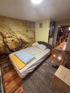 Ένα ή περισσότερα κρεβάτια σε δωμάτιο στο Apartman u Jevrejskoj