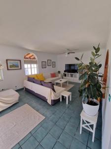 Χώρος καθιστικού στο Villa Palmera Dorada