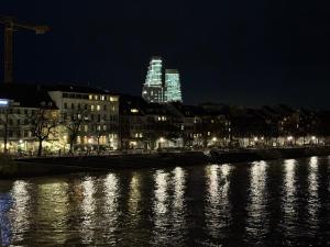 Γενική άποψη της πόλης Βασιλεία ή θέα της πόλης από  αυτό το δωμάτιο σε οικογενειακή κατοικία