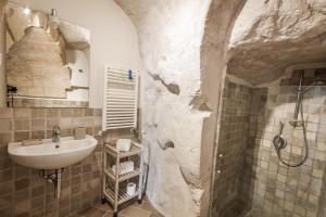Koupelna v ubytování Casamata Matera