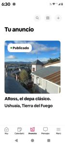 ARoss في أوشوايا: لقطه شاشة هاتف منزل