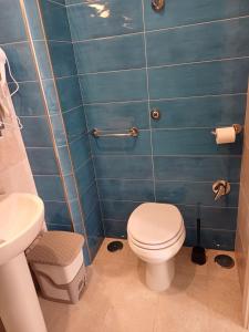 Koupelna v ubytování Aparthotel Napoli Railway